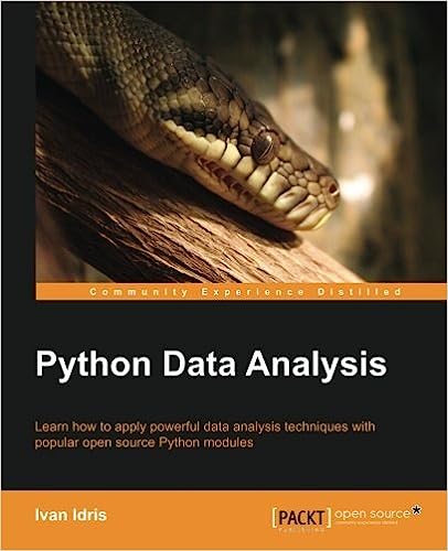 Python Data Analysis by Ivan Idris